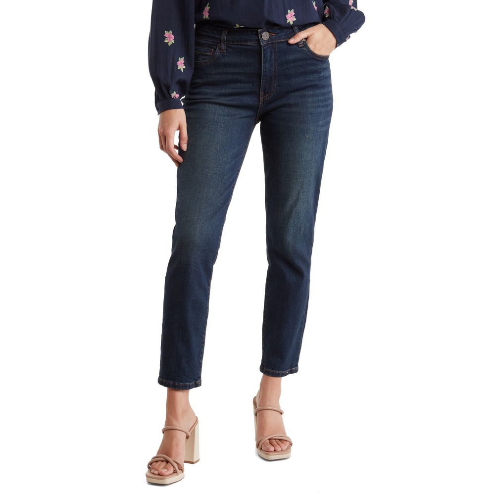 Kut from the‎ Kloth Katy High Rise Ankle Straight Leg Jeans Blue Womens Size 6